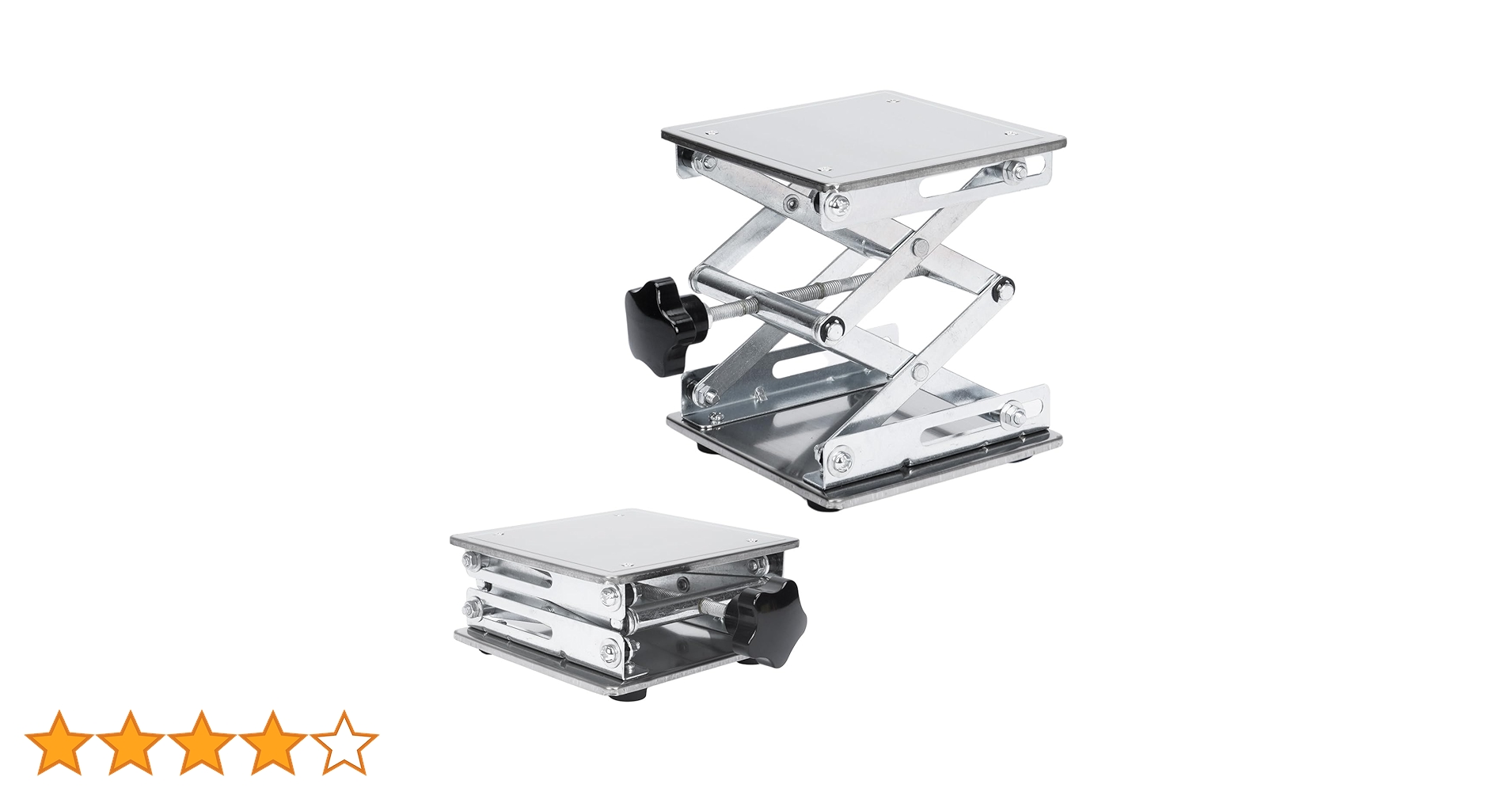 Amazon.co.jp: aleawol ラボジャッキ 昇降台 実験用 200×200x280mm